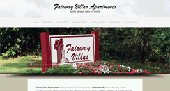 Desktop Screenshot of fairwayvillasapartments.com
